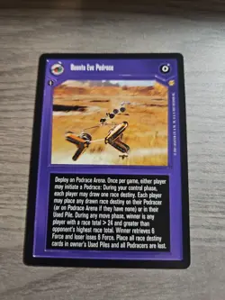 Star Wars CCG Boonta Eve Podrace DS Black Border R Card Decipher Tatooine BB - Image 1