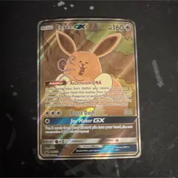 Pokemon Eevee GX SM233 Full Art Holo Black Star Promo SM Card - Image 1