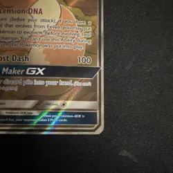 Pokemon Eevee GX SM233 Full Art Holo Black Star Promo SM Card - Image 3