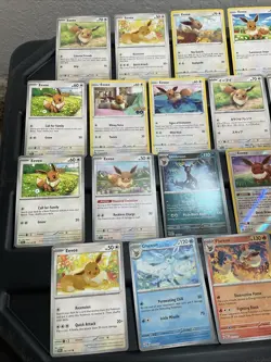 (30) EEVEE CARDS LOT VTG GLACEON LEAFEON ESPEON JOLTEON EVOLUTION Holo Japanese - Image 2