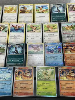 (30) EEVEE CARDS LOT VTG GLACEON LEAFEON ESPEON JOLTEON EVOLUTION Holo Japanese - Image 3
