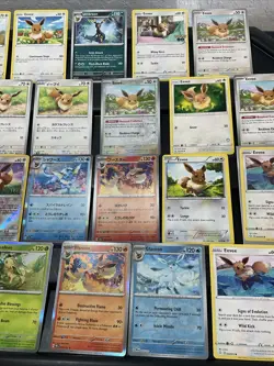 (30) EEVEE CARDS LOT VTG GLACEON LEAFEON ESPEON JOLTEON EVOLUTION Holo Japanese - Image 4