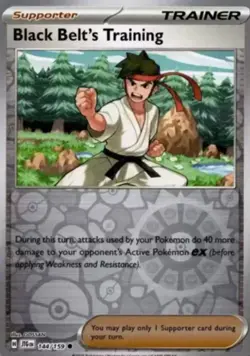 Black Belt's Training 143/159 Reverse Holo | Journey Together | Pokemon Card - Image 1