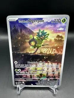 Teal Mask Ogerpon 123 Sv: Scarlet & Violet Promo Cards Holo Pokemon TCG - Image 1