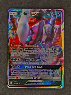 Darkrai GX 88/147 2017 Sun & Moon Burning Shadows Pokemon Card TCG LP - Image 1