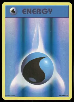Pokemon Cards Water Energy 93/108 Reverse Holo Evolutions Common NM - Image 1