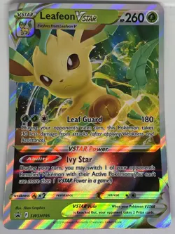 2022 Pokemon Vstar Jumbo Card | Leafeon Foil HP260 - Image 1