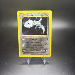 Pokemon TCG Steelix Holo Card Rare 15/111 Neo Genesis LP Vintage WOTC -g - Image 1