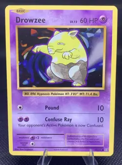 DROWZEE - 49/102 - Base Set - Pokemon Card - Image 1