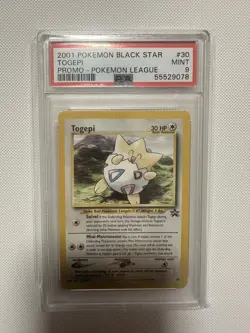 2001 TOGEPI BLACK STAR PROMO PSA 9 MINT #30 POKEMON CARD GAME TCG WOTC - Image 3