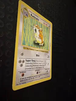 Shadowless Raticate Base Set 40/102 | First Print | Vintage Pokemon Card JBT01 - Image 5