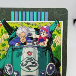 217 Trunks & Bulma Doragon Ball Z Card Visual Adventure BANDAI 1995 Shueisha - Image 3