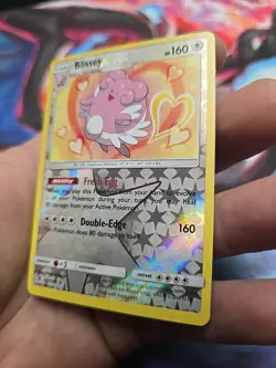 Blissey 102/145 Sun & Moon Guardians Rising Reverse Holo Rare Pokemon TCG Card - Image 4