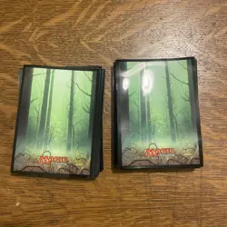 Lot Of 79 Magic The Gathering Card Saver Sleeves Protection - Image 1