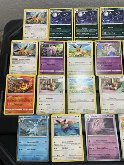(30) EEVEE CARDS LOT VTG GLACEON LEAFEON ESPEON JOLTEON EVOLUTION Holo Go - Image 2