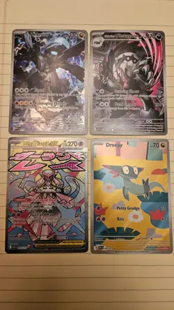 Pokemon Cards Lot Of 4 Ascended Heroes Illustration Rares - Image 1
