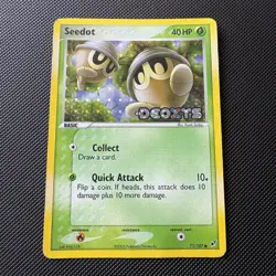 Seedot 71/107 - Reverse Holo Rare STAMPED EX Deoxys - Pokemon Card TCG HP - Image 1