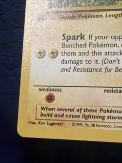 1st Edition Pikachu - Jungle - #60/64 - Vintage Pokemon Card 1999 WOTC - Image 5