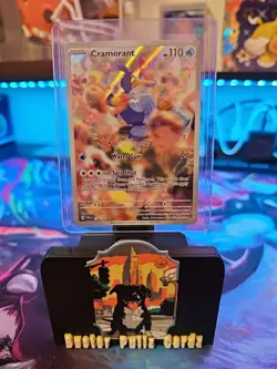 Pokemon TCG Cramorant Scarlet & Violet Twilight Masquerade Holo Art Card 176/167 - Image 1