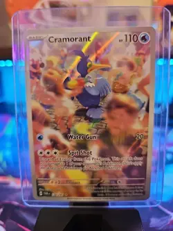 Pokemon TCG Cramorant Scarlet & Violet Twilight Masquerade Holo Art Card 176/167 - Image 2