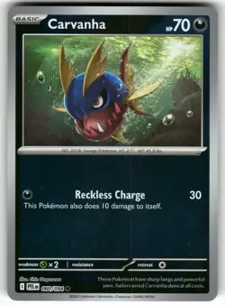 Carvanha 060/094 ME02: Phantasmal Flames NM Pokemon Card TCG - Image 1