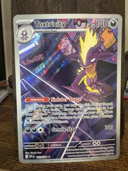 Pokemon Toxtricity 103/094 Phantasmal Flames Illustration Rare Holo Card English - Image 1