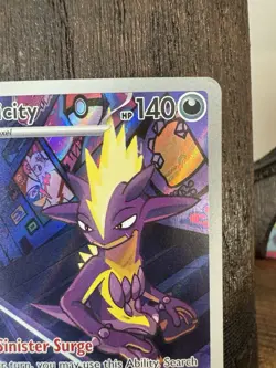 Pokemon Toxtricity 103/094 Phantasmal Flames Illustration Rare Holo Card English - Image 2