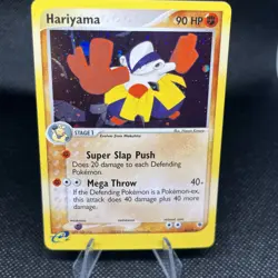 Hariyama 8/109 Ruby and Sapphire Holo pokemon card rare - Image 2