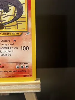 Pokemon Shining Charizard Holo Card Neo Destiny 107/105 Unlimited Edition - Image 5