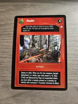 Star Wars CCG Crossfire Black Border R Card Decipher Endor BB - Image 1
