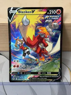 MINT ~ Blaziken V Trainer Gallery Silver Tempest TG14/TG30 Pokemon TCG Card - Image 1
