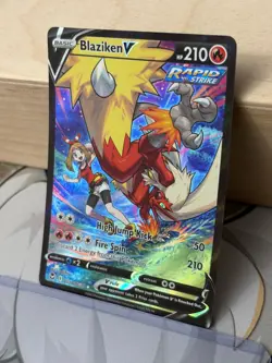 MINT ~ Blaziken V Trainer Gallery Silver Tempest TG14/TG30 Pokemon TCG Card - Image 2