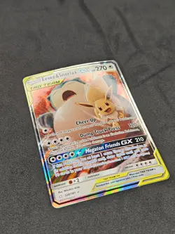 Eevee & Snorlax Tag Team GX 120/181 Sun & Moon: Team Up Pokemon Card LP+ - Image 3