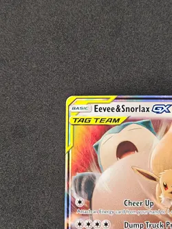 Eevee & Snorlax Tag Team GX 120/181 Sun & Moon: Team Up Pokemon Card LP+ - Image 5