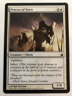MTG Mirrodin Besieged Priests of Norn 16/155 NM - Image 1