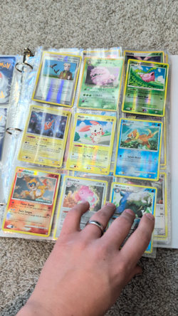 114 Card Pokemon Binder Holos only Rare Uncommon Common Assorted Sets Conditions - Image 2