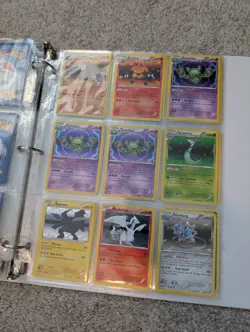 114 Card Pokemon Binder Holos only Rare Uncommon Common Assorted Sets Conditions - Image 3