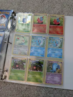 114 Card Pokemon Binder Holos only Rare Uncommon Common Assorted Sets Conditions - Image 5