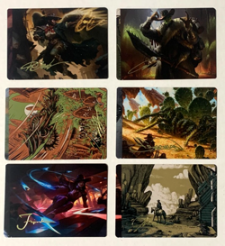 Set of 11 Miscut Outlaws of Thunder Junction Art Cards - Gold Stamped - MTG - Image 3