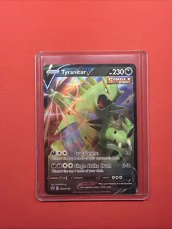 Pokemon TCG SWSH: Sword & Shield Promo Cards #SWSH109 Tyranitar V NM - Image 1