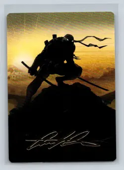 Leonardo, Sewer Samurai - Art Card (20/54) Gold-Stamped Signature NM ENG MTG - Image 1