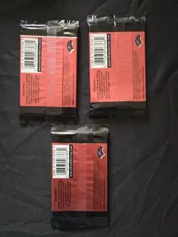 MTG SCOURGE release, SEALED, English booster packs X3, one of each pack art 2003 - Image 2