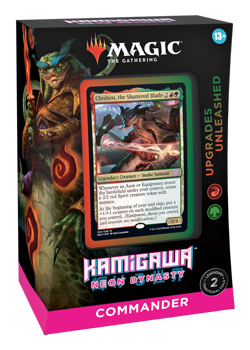 Kamigawa: Neon Dynasty Commander Deck - Upgrades Unleashed MTG Brand New Sealed 195166105352 - Image 1