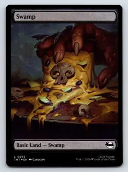 MTG TMNT Teenage Mutant Ninja Turtles Swamp FOIL NM/Unplayed - Image 1
