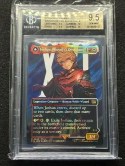 Joshua, Phoenix's Dominant Borderless (Surge Foil) - MTG Final Fantasy BGS 9.5 - Image 1