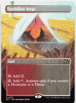Sunbillow Verge (Borderless) *Non-Foil* DFT 373 NM - Image 1