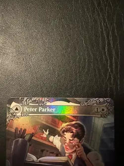 NM Borderless Foil Peter Parker, MTG, Marvel's Spider-Man, Magic, 208 - Image 3