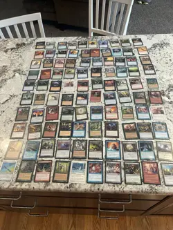 Mtg Value Lot x100 Magic The Gathering Forbid Roar Of The Wurm Fireblast Mp-Hp - Image 1