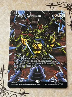 Waves of Aggression (Borderless) Teenage Mutant Ninja Turtles Source Material... - Image 1