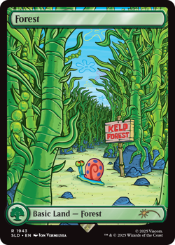 MTG Secret Lair x SpongeBob SquarePants: Lands Under the Sea NON FOIL - Image 2